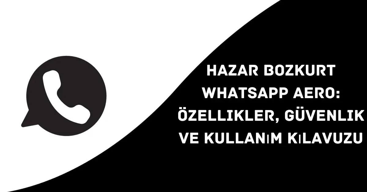 Hazar Bozkurt WhatsApp Aero